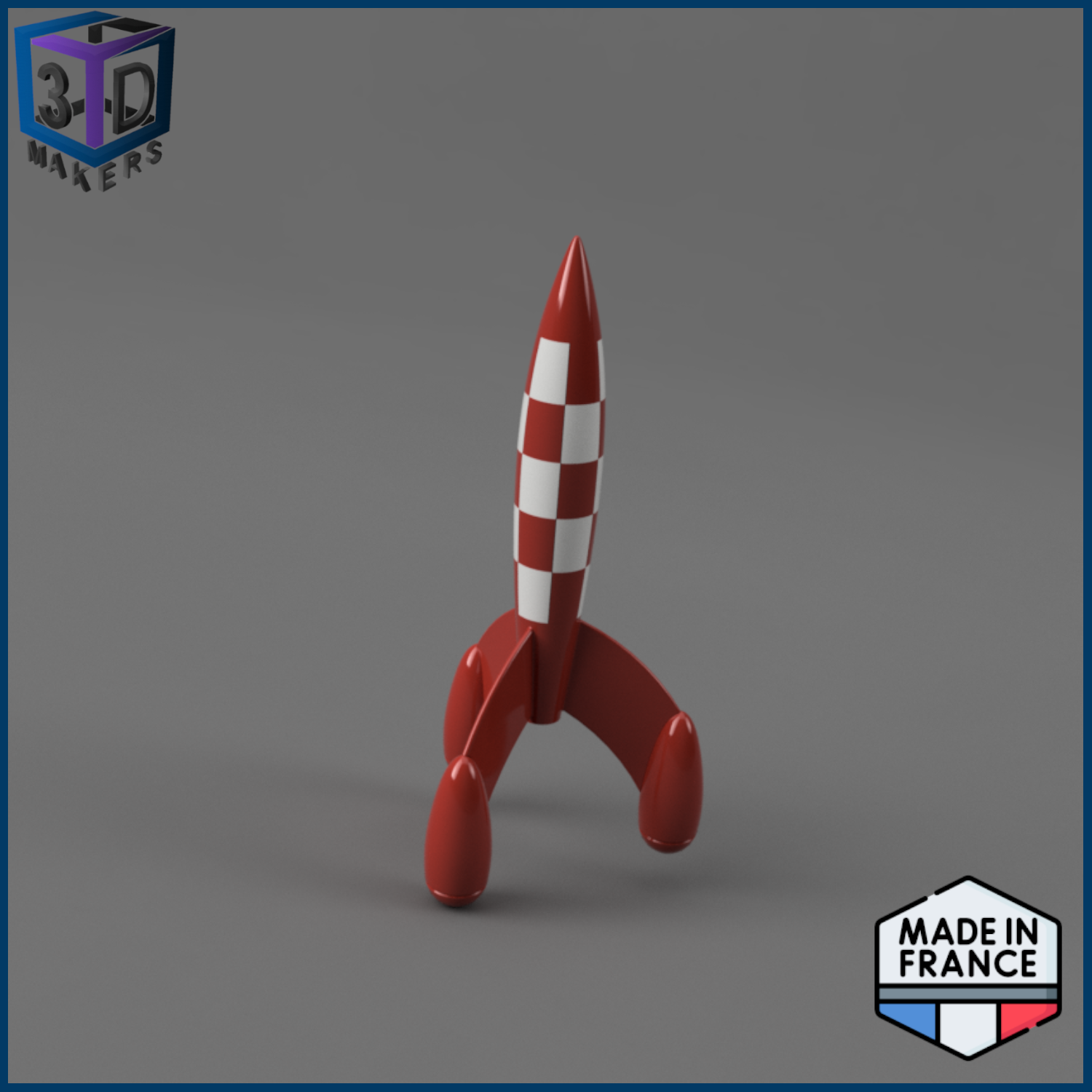Tintin Rocket DIY Model Kit