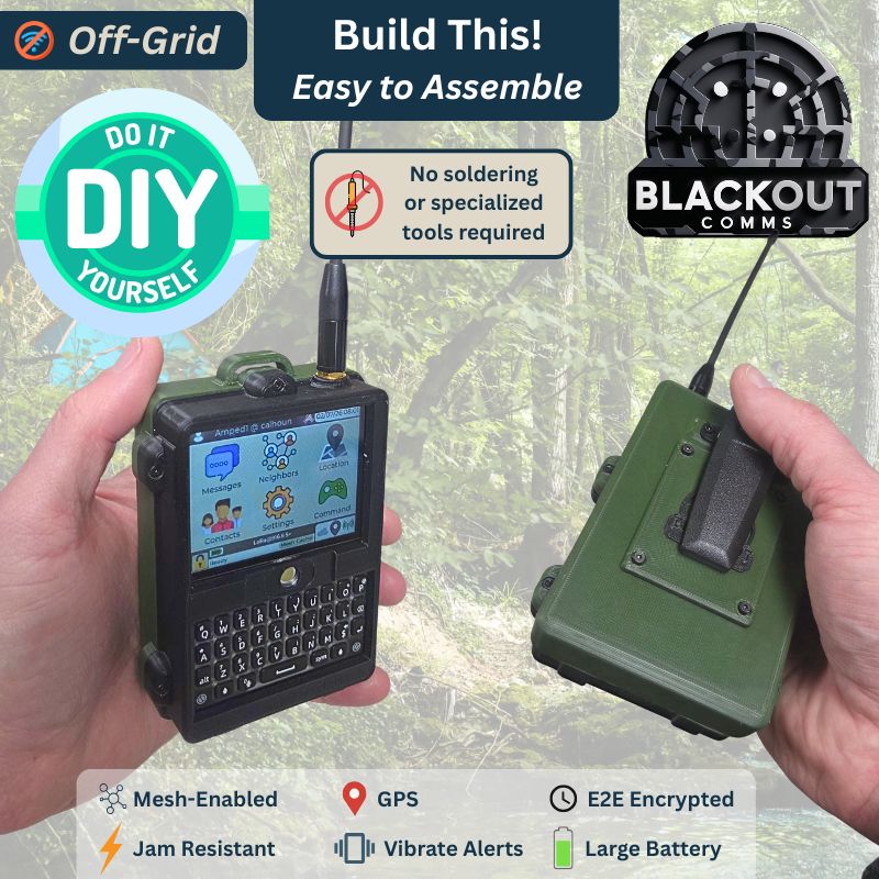 Blackout Comms T-Deck Off-Grid Encrypted Mesh Communicator