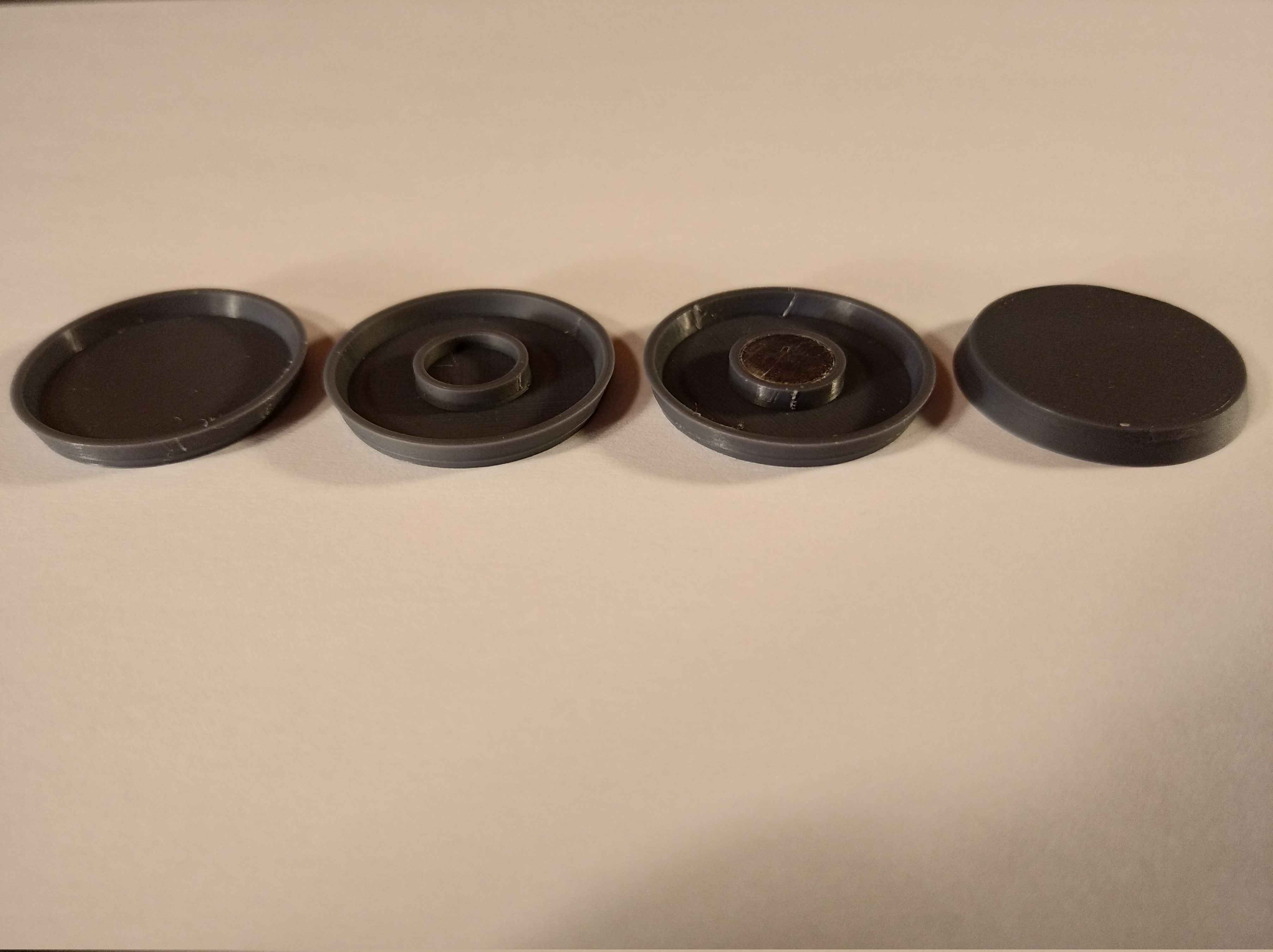 TTRPG Base / Tabletop Miniature Stand Sets With Slots For Magnets