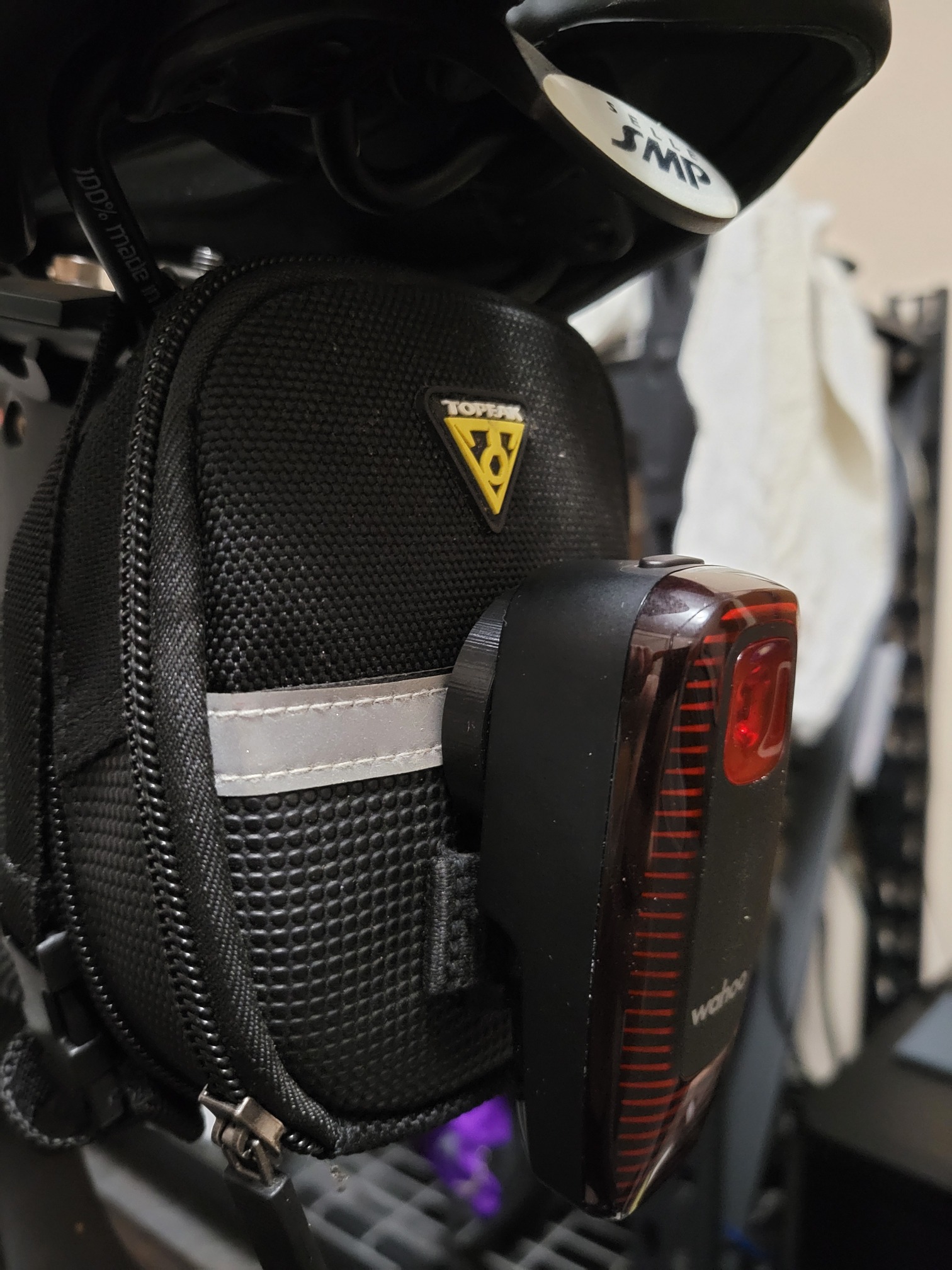 Wahoo Trackr Radar Saddle Bag Clip