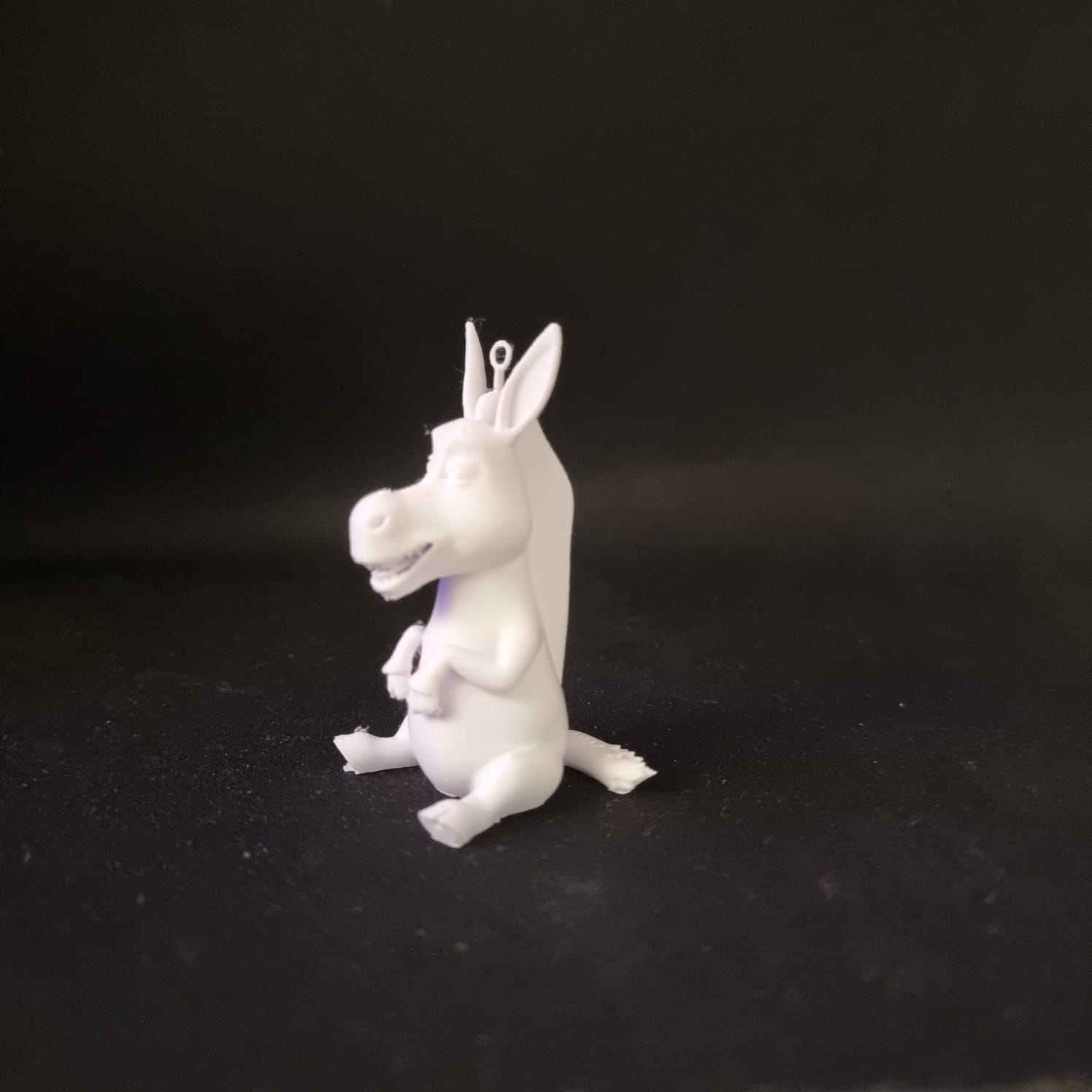 cartoon donkey christmas tree ornament