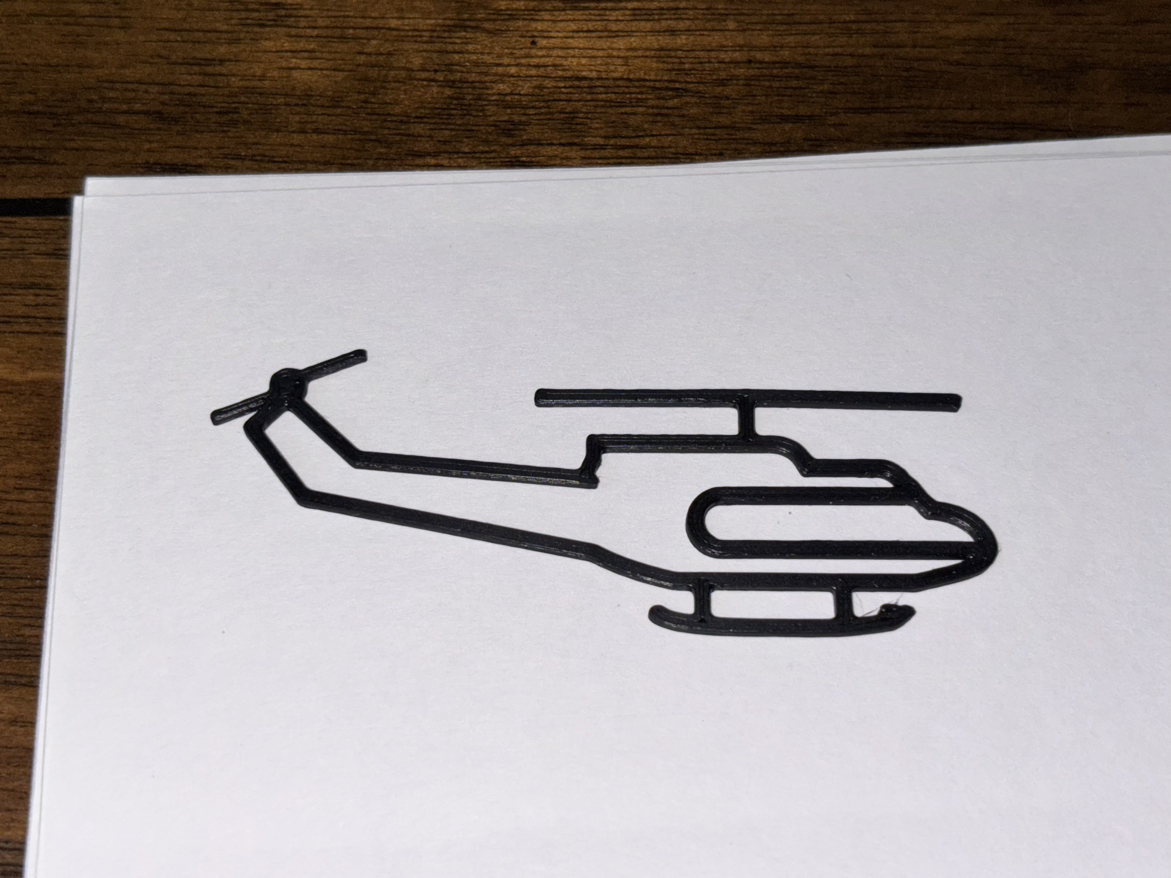 Helicopter Paperclip UH-1N Huey