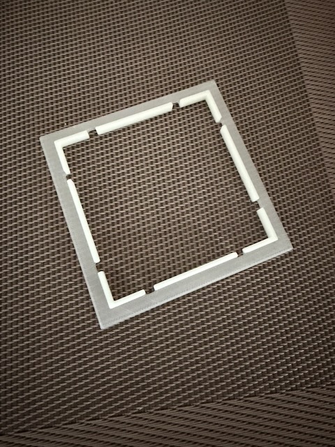 Gira system 55 glow in the dark frame