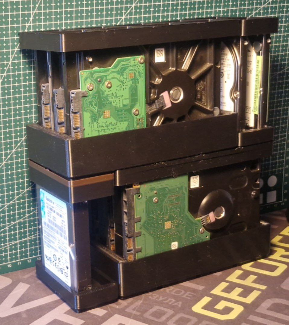 Gridfinity 3.5" HDD Storage
