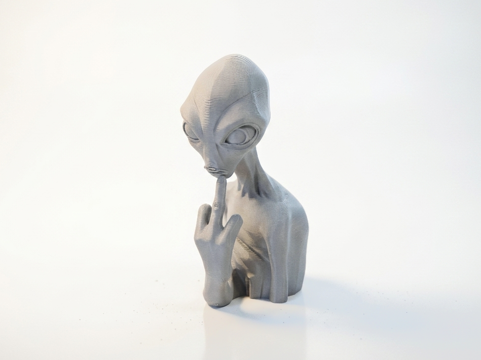 FU Alien Figurine Fantasy Mythology 3D Printable