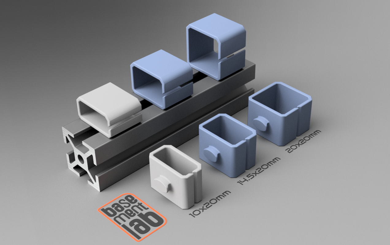 2020 Twist In Cable Clamp (two Sizes) T-Slot Aluminium Profile - Guida Cavi con aggancio rapido per profilo alluminio 2020