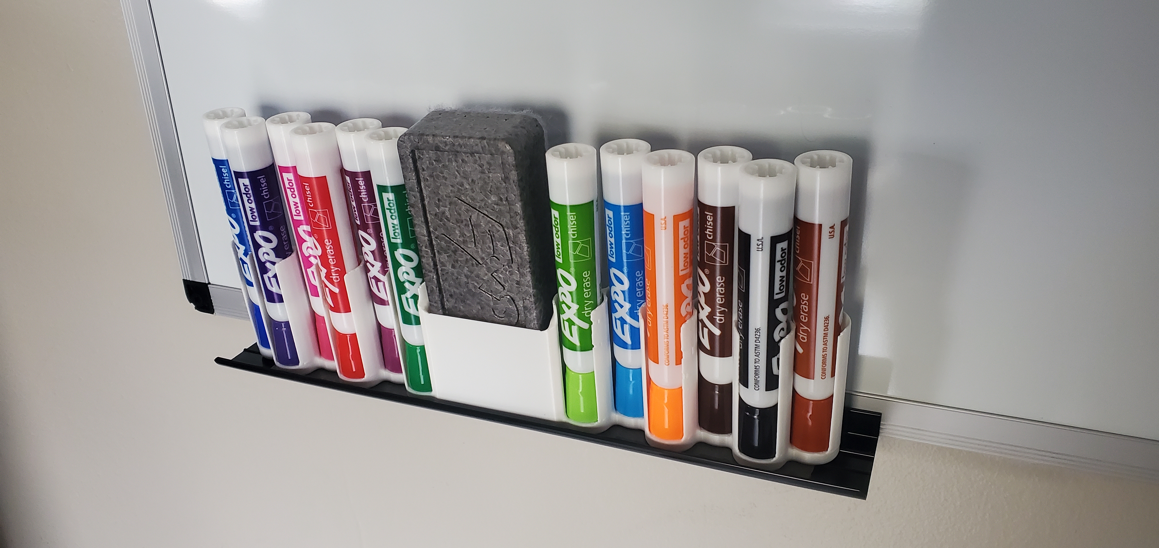 Dry Erase Board Marker Eraser Storage