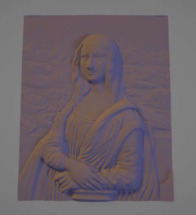 The Mona Lisa (relief)