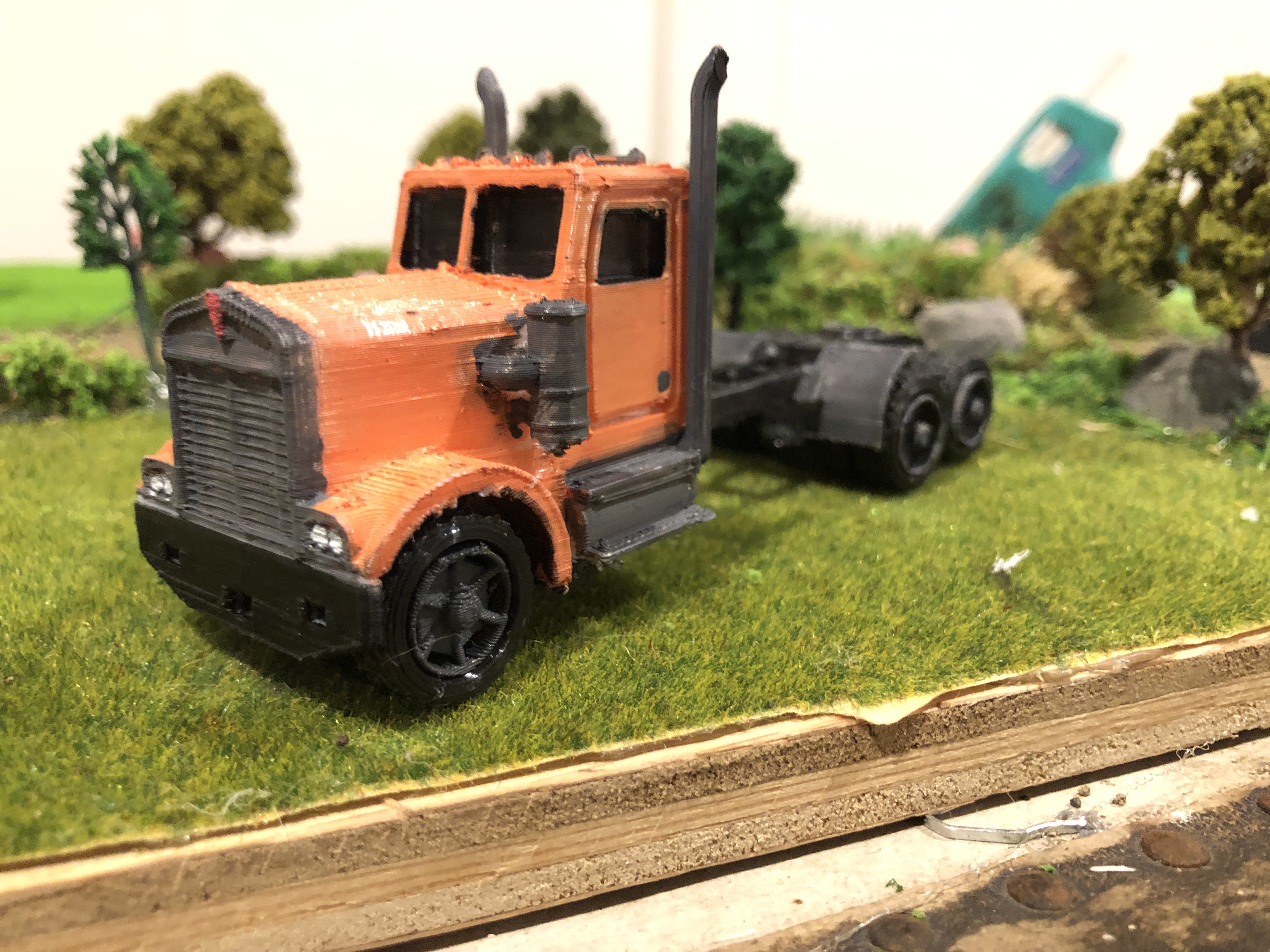 1/64 scale Kenworth W900A semi truck