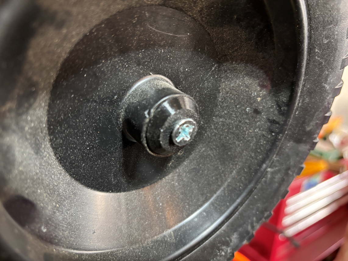 ACE Green Turf Spreader wheel retainer plug