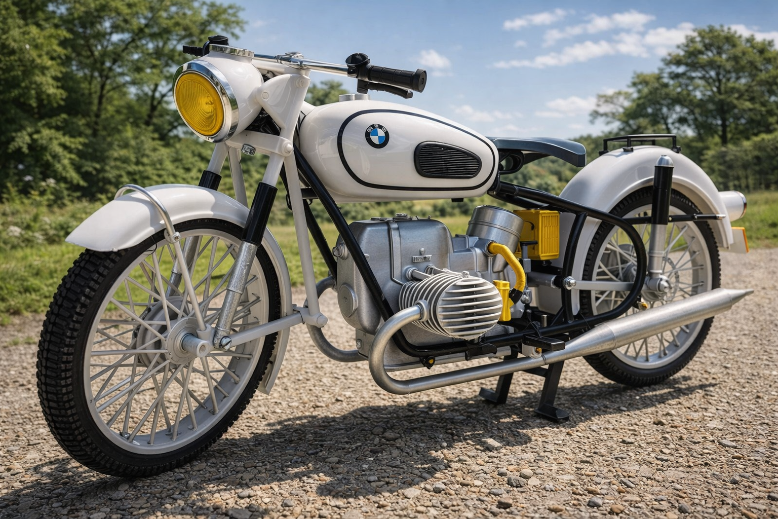 BMW R60/2 motorcycle 1964 scale 1:6 Designer Ed van der Heijden.
