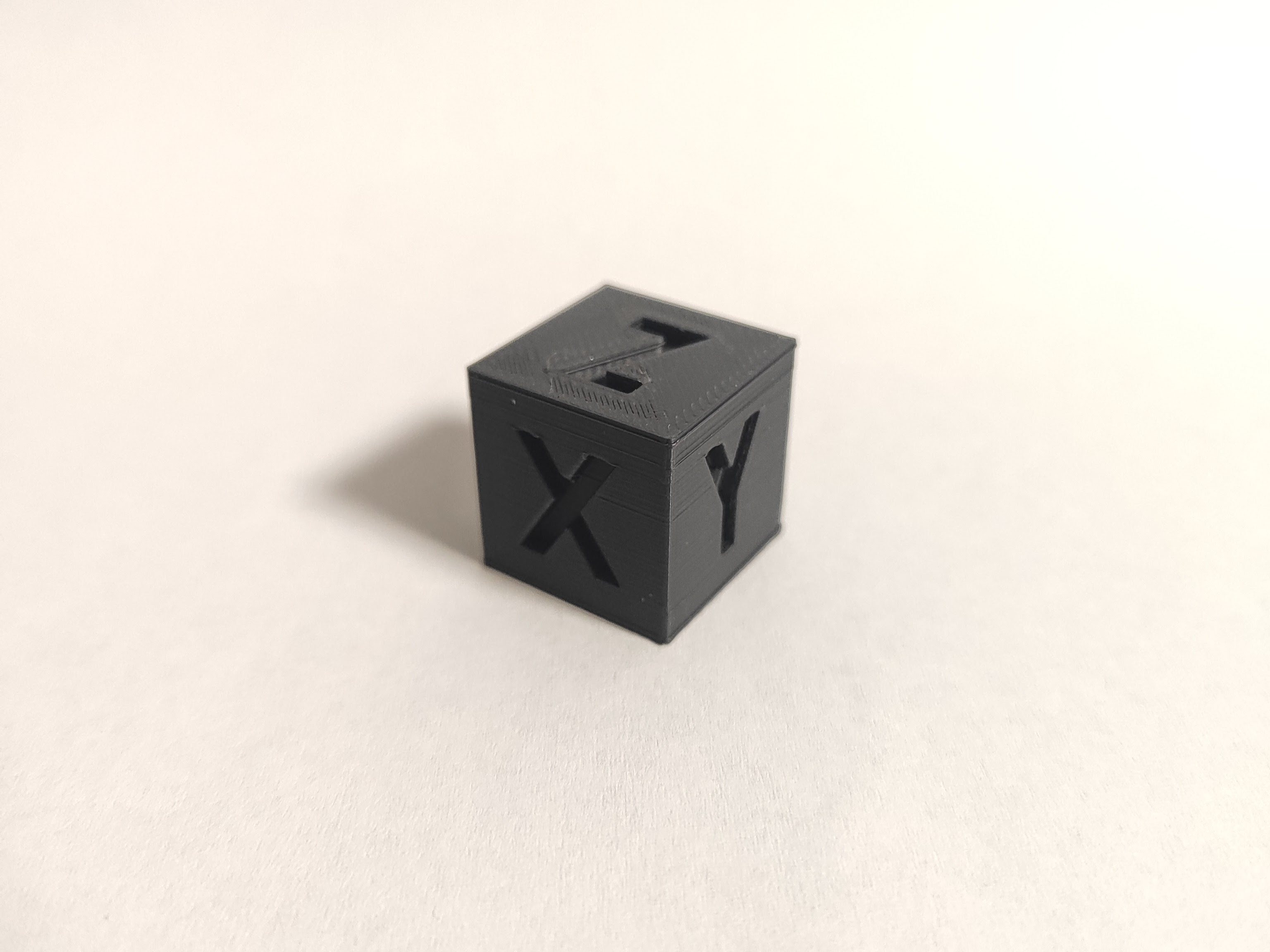 Precision XYZ Calibration Cube 10mm – High-Accuracy Printer Test Block