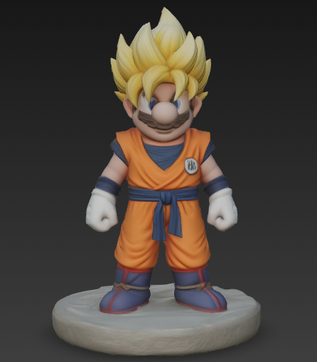 Super Mario Saiyan - Goku Edition (Crossover DBZ)