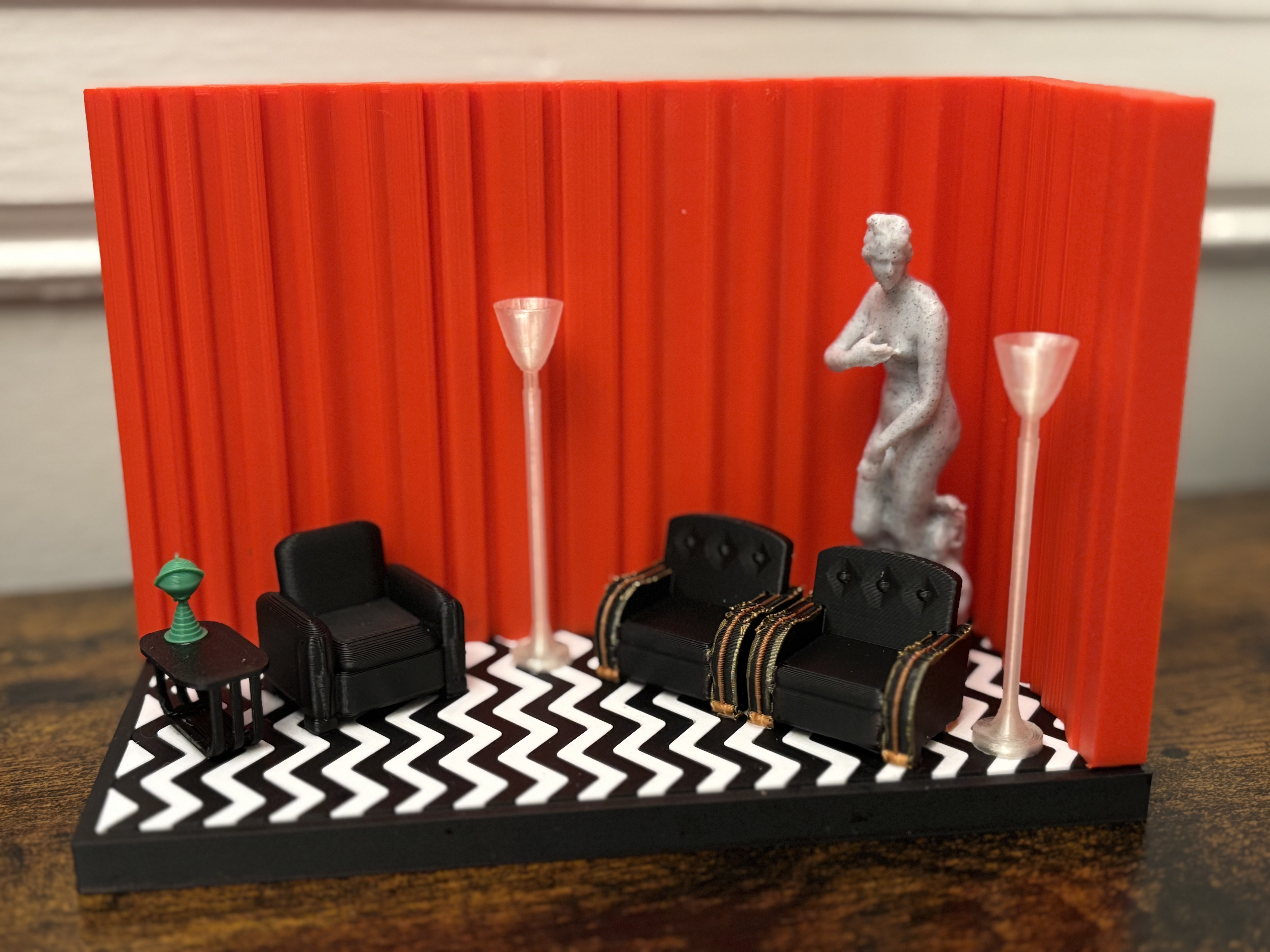 Twin Peaks Black Lodge Bookend
