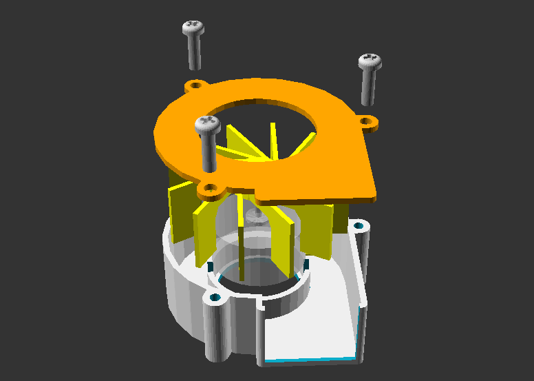 Mini 5V DC Motor Fan Blower