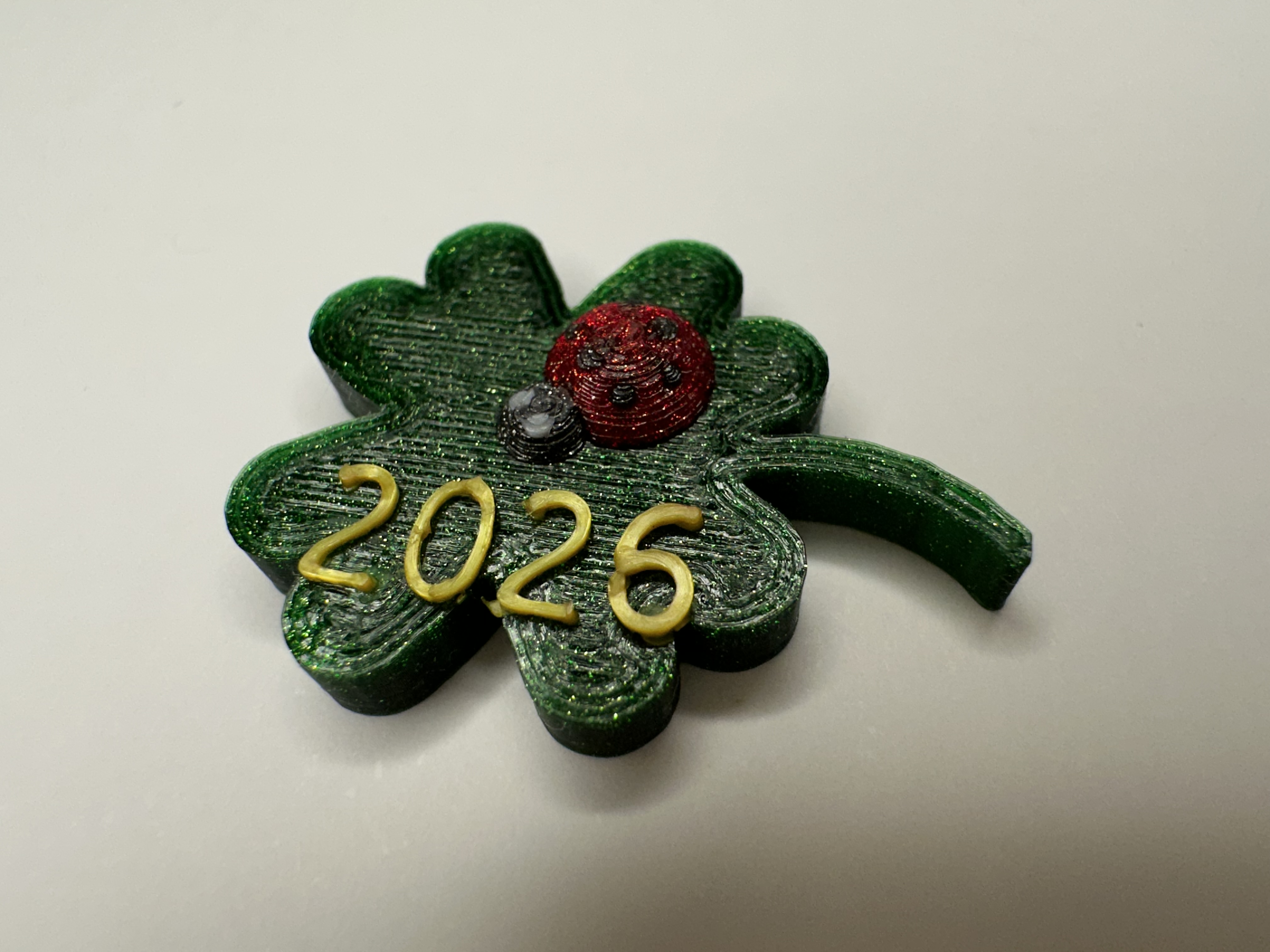 Lucky Charm with Ladybug- Lucky Leaf/Shamrock 2026