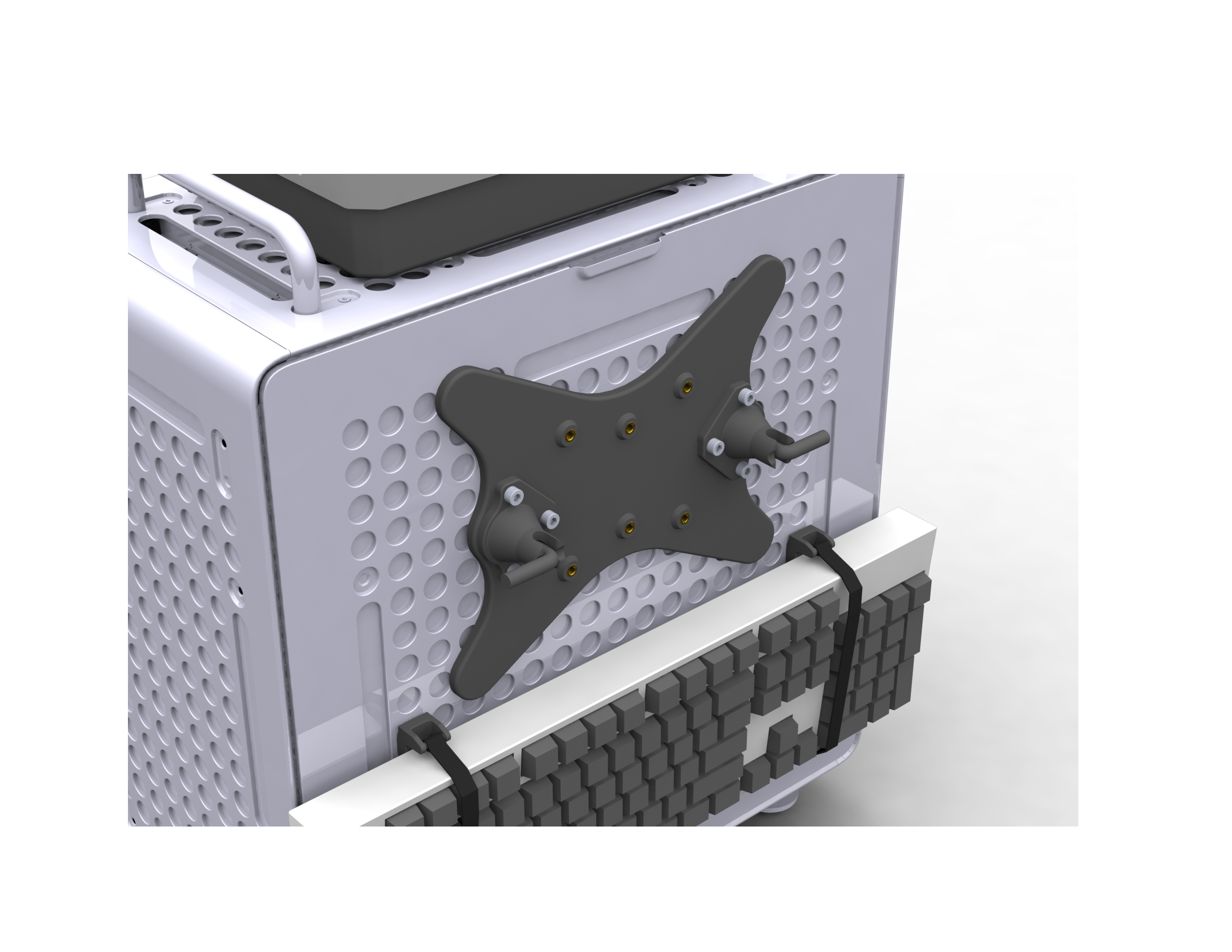 Monitor mount for Qube 540
