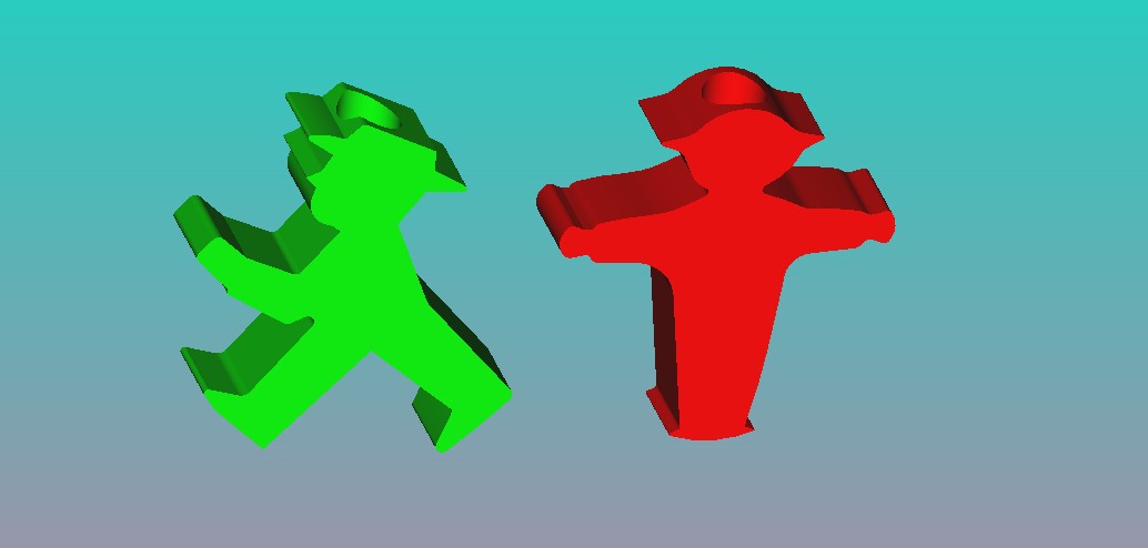 Ampelmännchen Perle / Traffic lights pearl / Cord stopper / Kordelstopper d=6mm, T=8mm, H=30mm