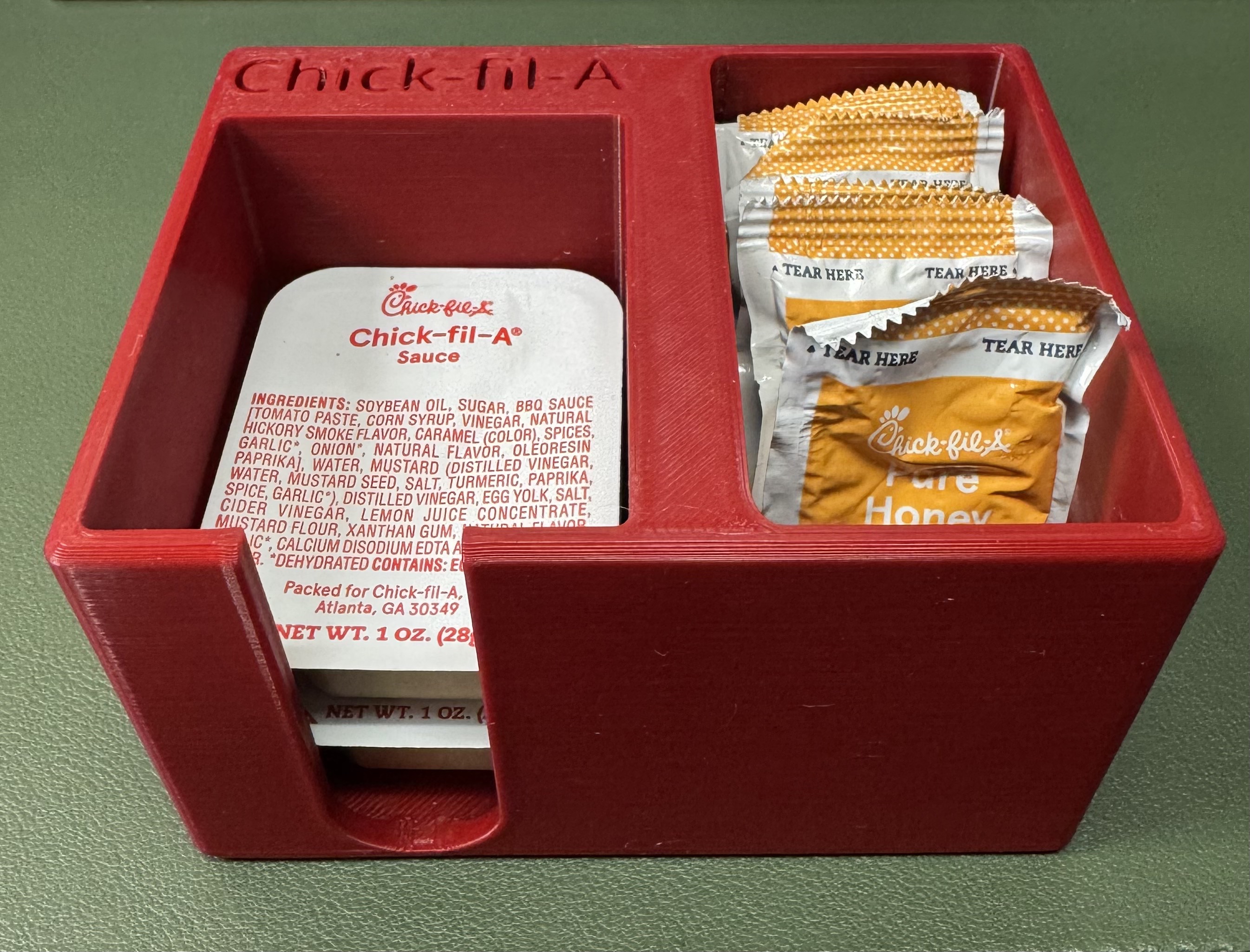 Fast food condiment organizers. Wendys, Chick-Fil-A, Whataburger, Taco Bell Etc...