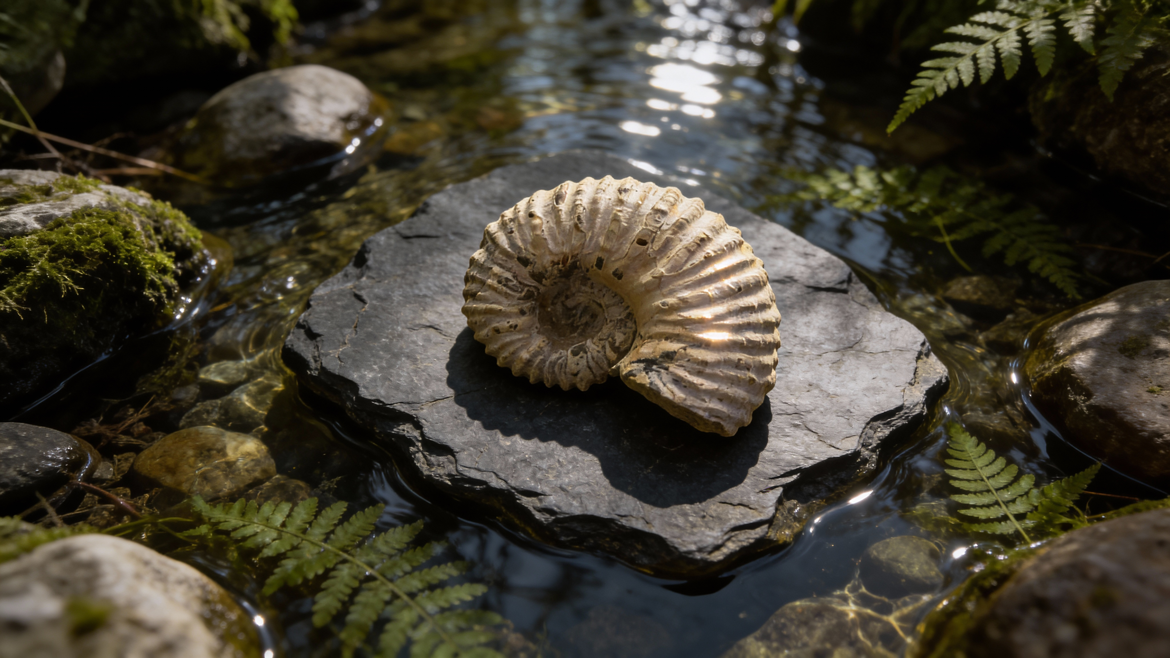 Scan of Ammonite fossil from Madagascar.