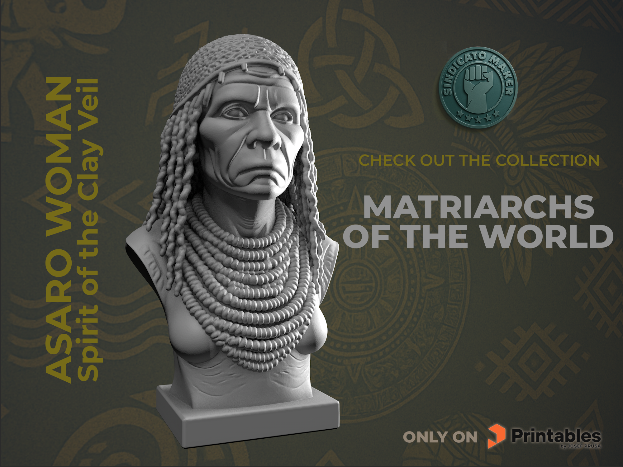 Asaro woman - Spirit of the Clay Veil