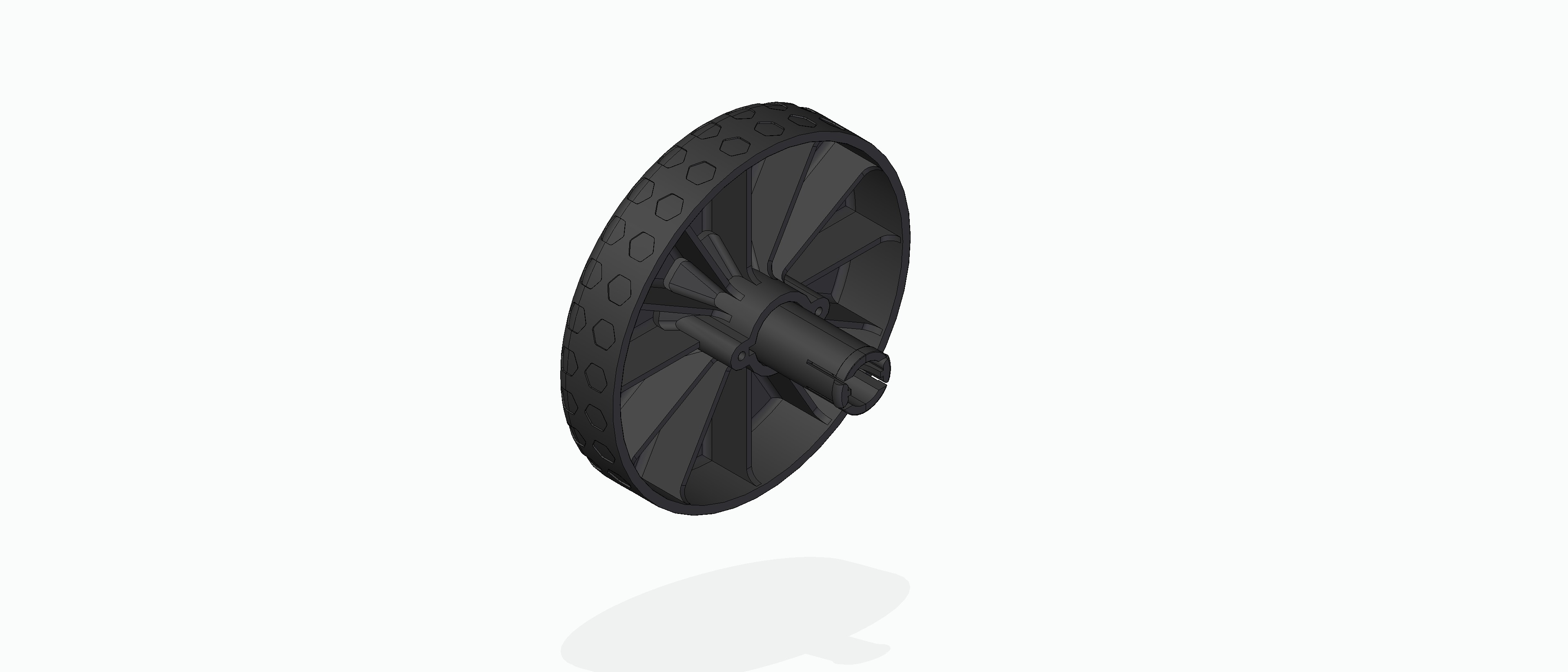 Replacement Karcher pressure washer wheel 120mm diameter - high pressure hose