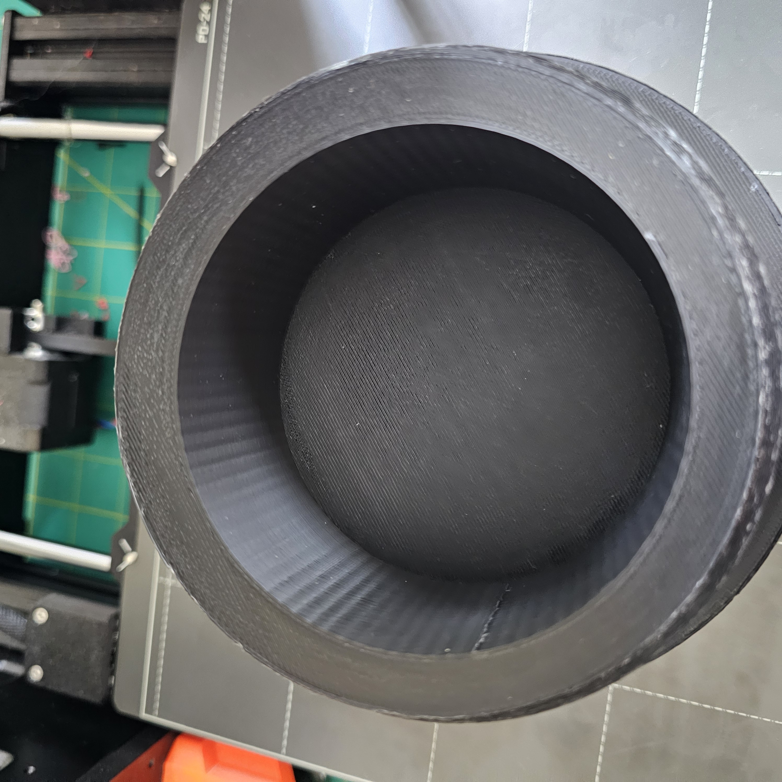 Male Threaded end cap for 4in PVC pipe connector