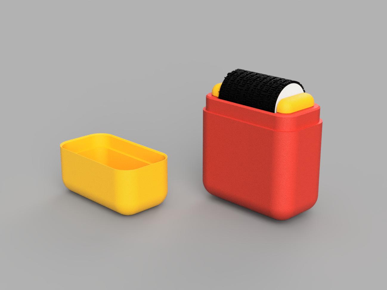 "Confidential" Roller Stamp (customizable pattern)