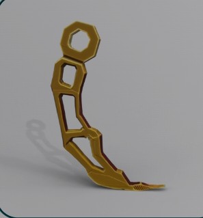 Roblox Rivals - Gold / Champions Karambit Knife