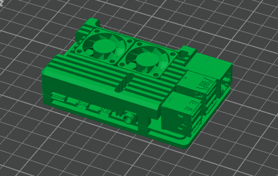 Raspberry Pi 4 Card Assembly – STEP & STL Dateien
