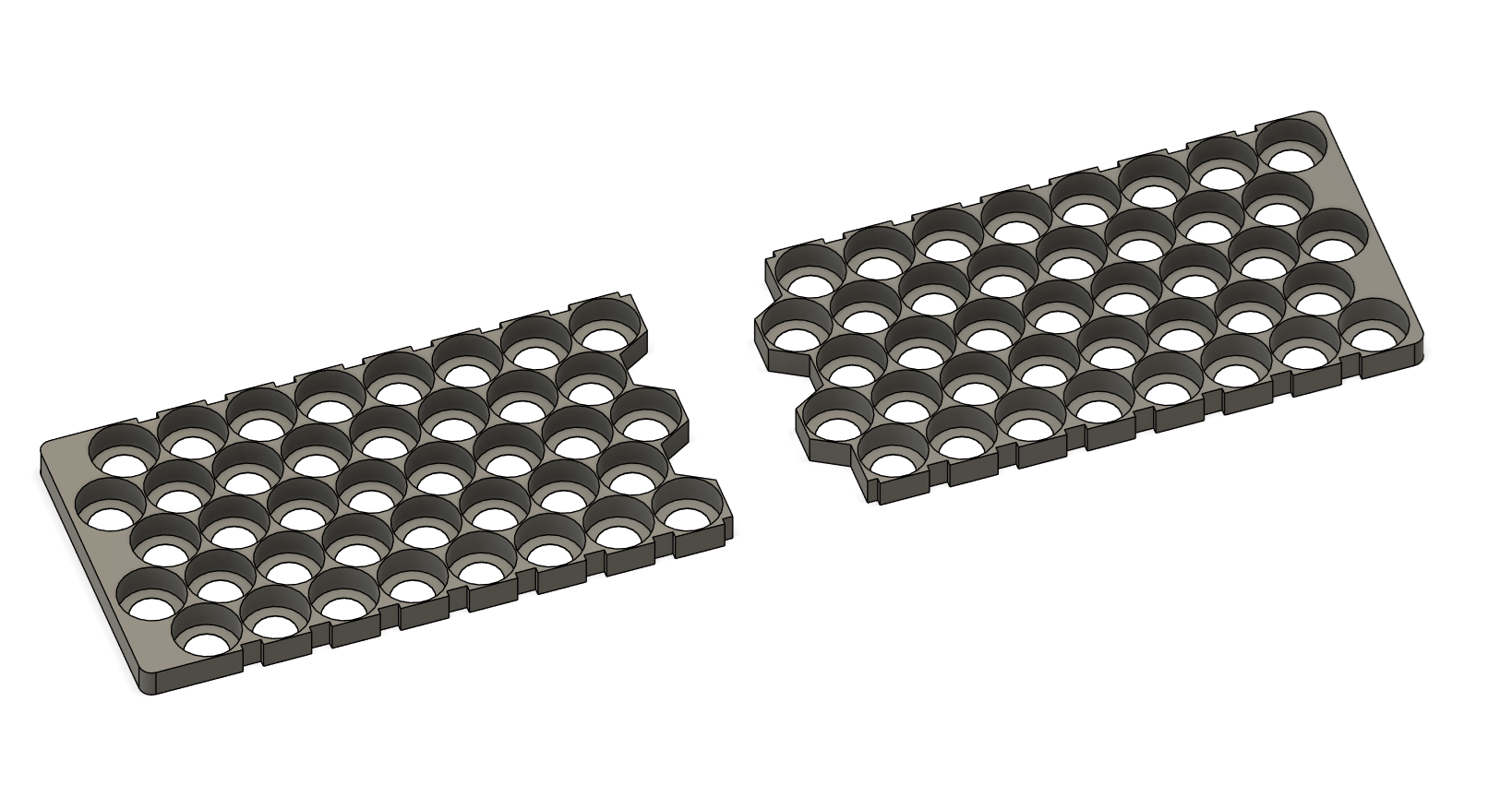 16s5p 21700 Cellholder 21,5 Cell Diameter 0.2mm/0,4mm Nozzle