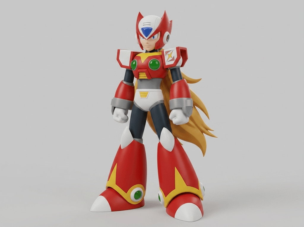Vintage Video Games - Mega Man X - Threezero Mega Man X - 1993