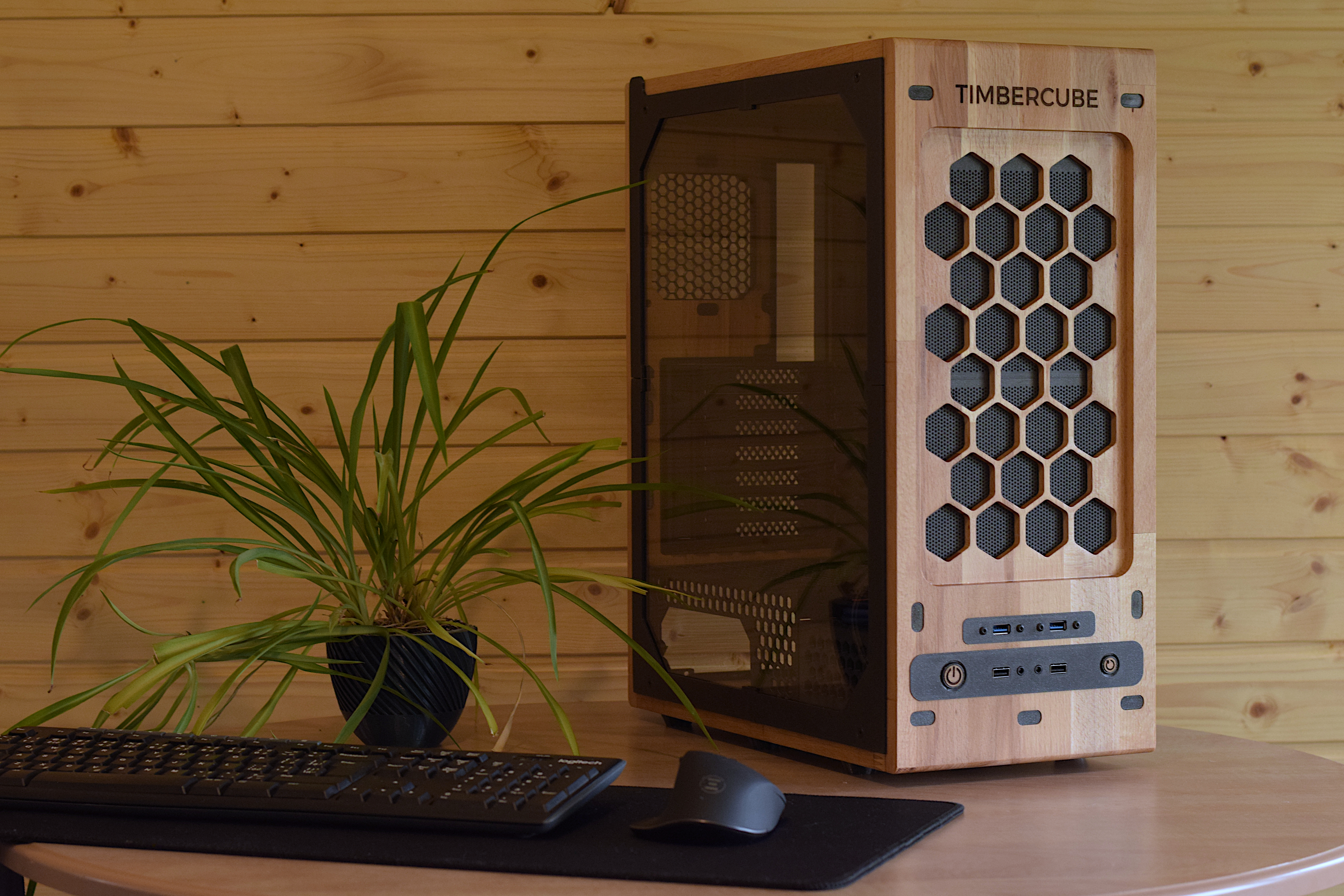 Mid-Tower ATX PC case TimberCube Rhino | Printable+CNC files