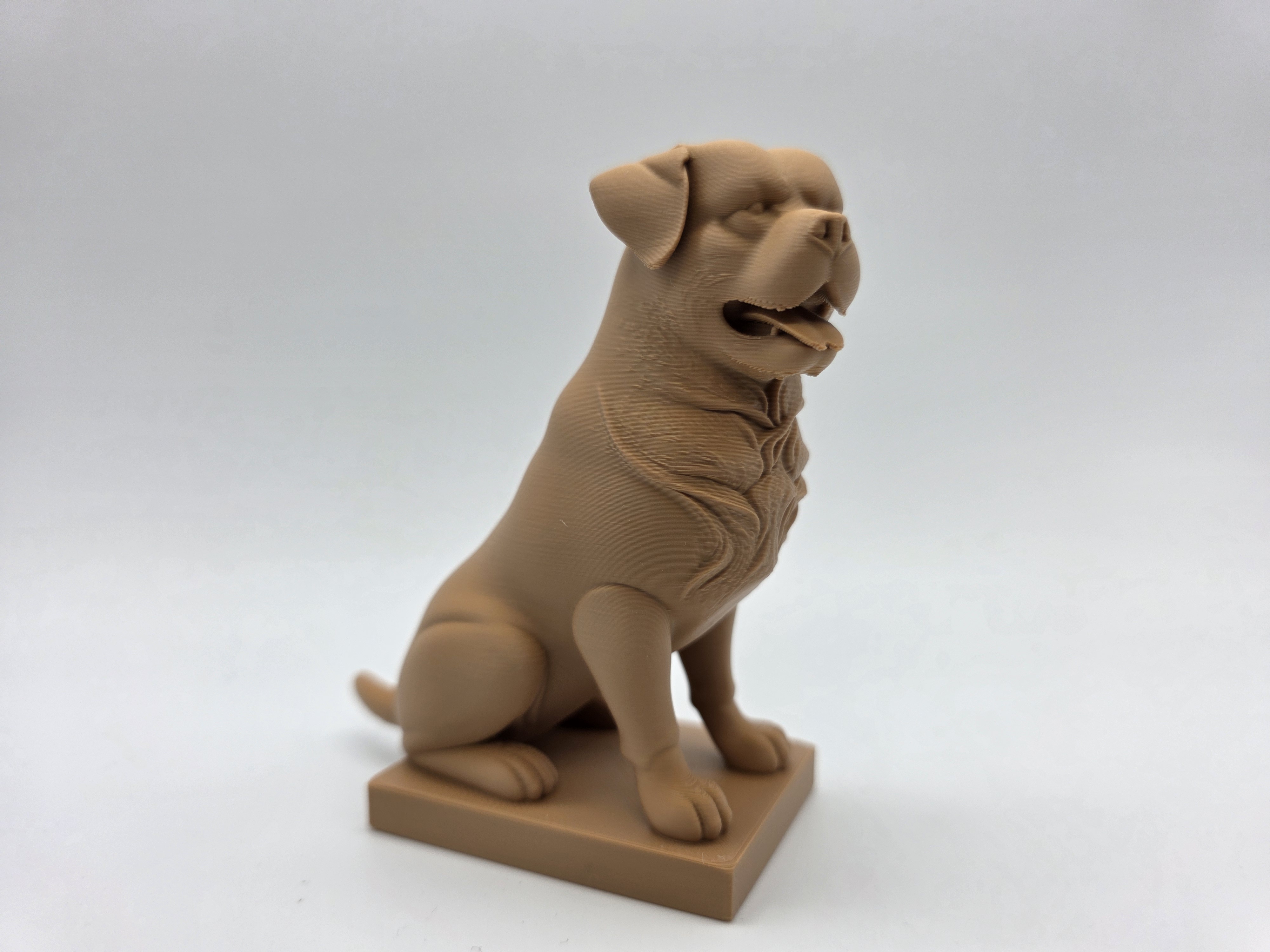 Sitting Rottweiler Statue