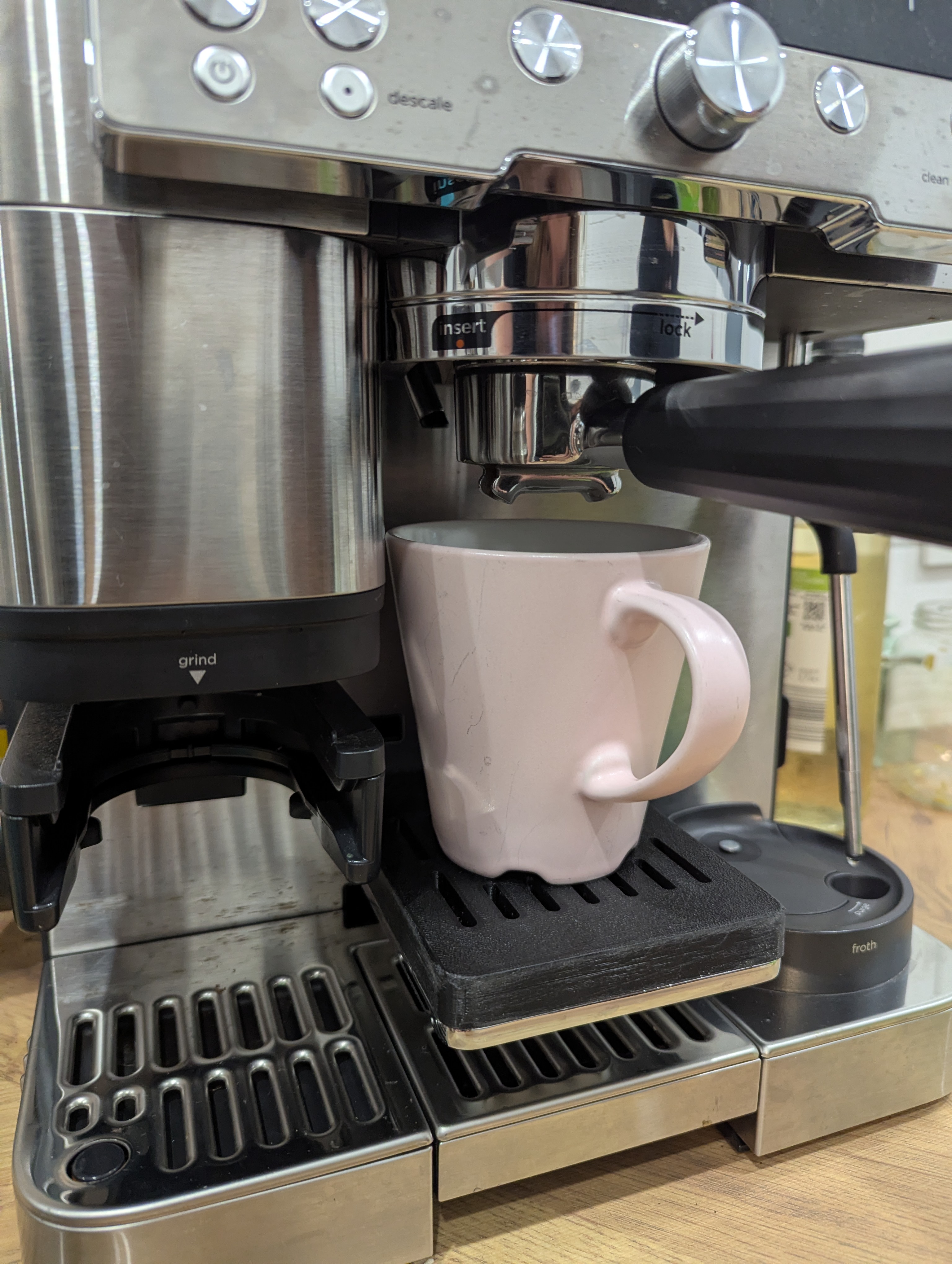 Ninja Luxe Cup Tray Protector and cup riser 1.4cm