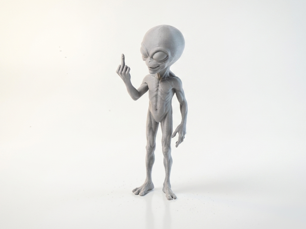 Alien Figurine Fantasy Sci-Fi Character 3D Printable