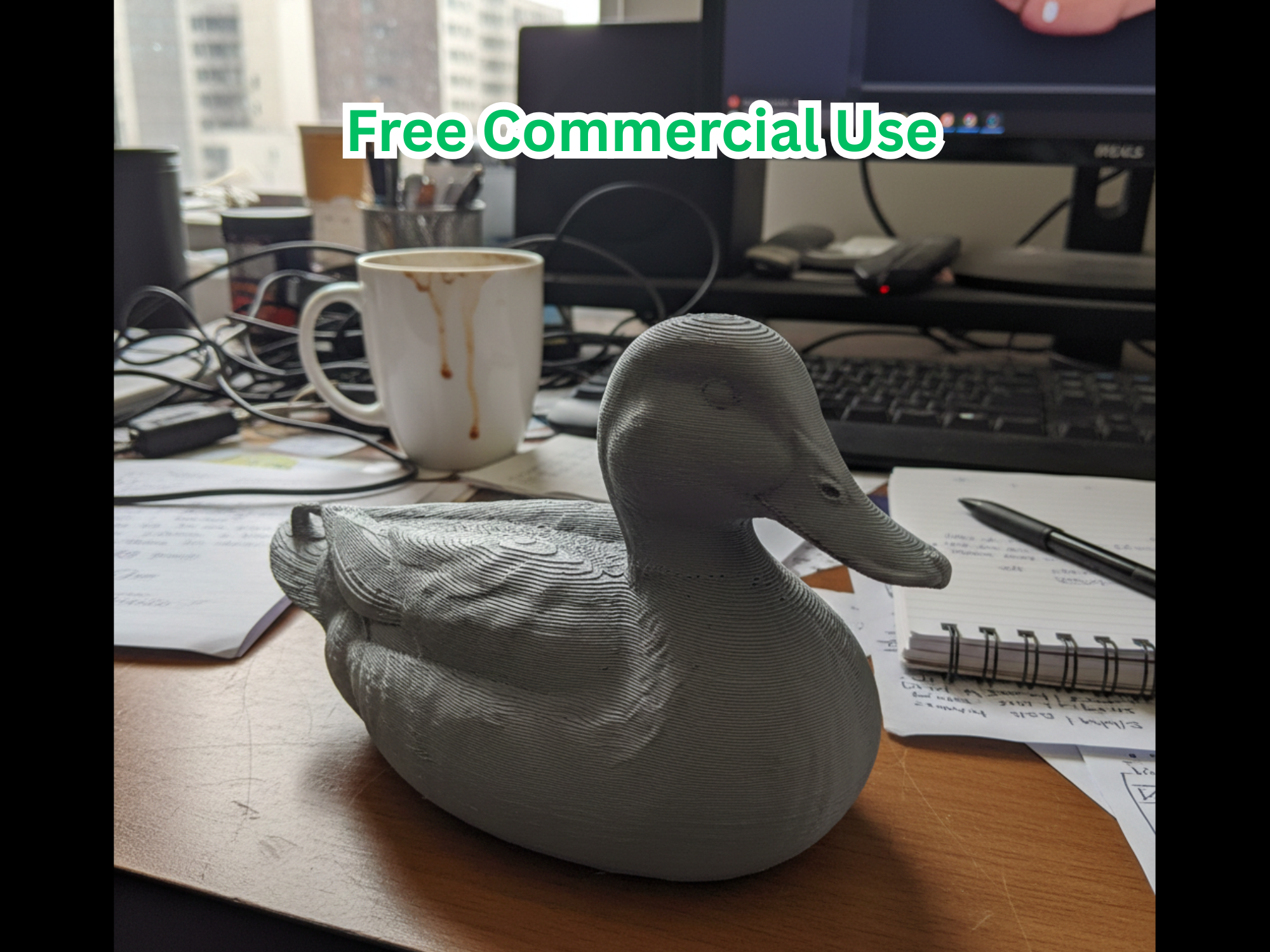Mallard Duck Sitting Statue
