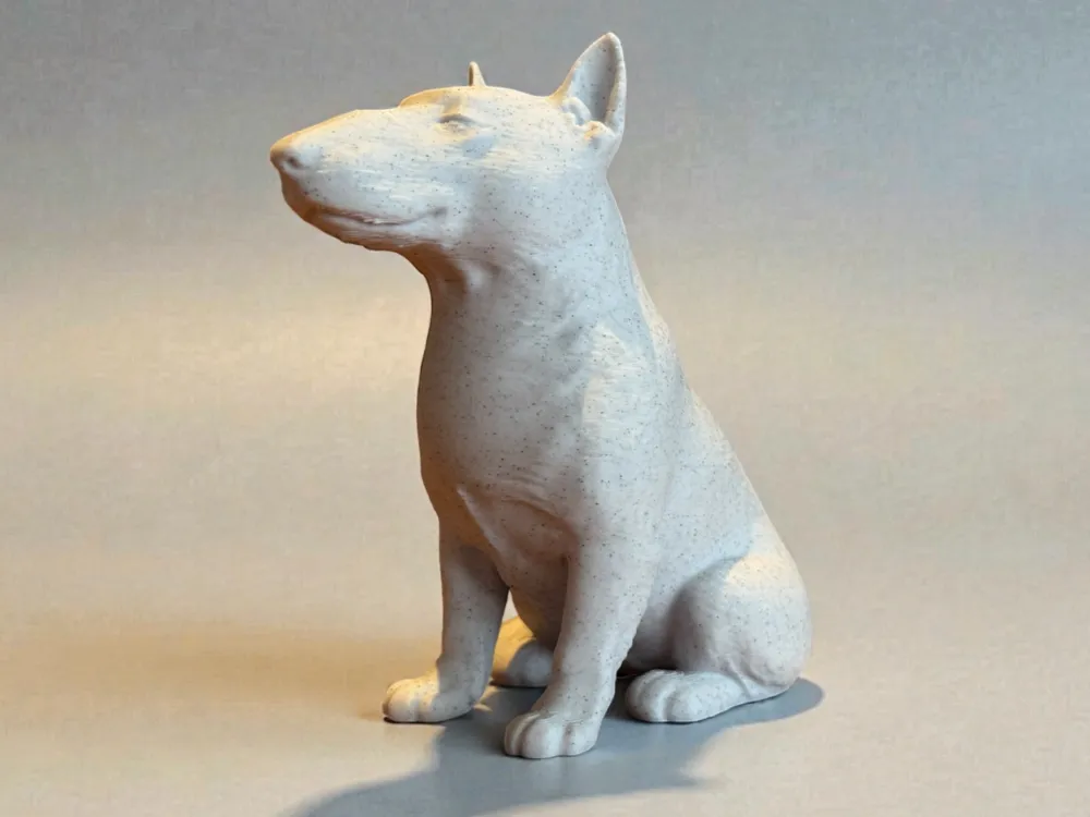 Calm Companion Sculptural Bull Terrier