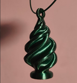 Twisted Spiral Pendant