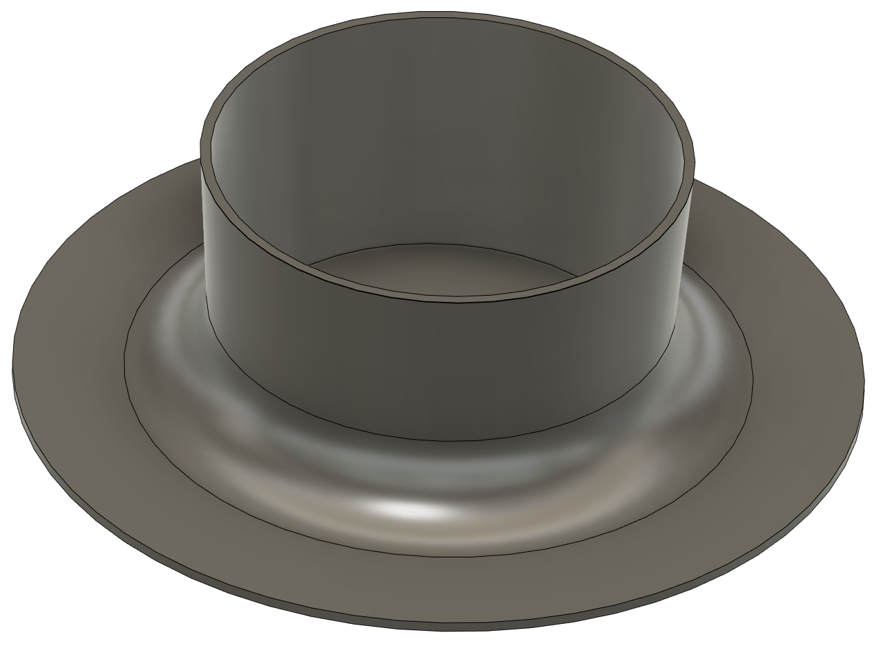 Non-Tipping Cup Holder (for "Betty Bossi Sausmachine") (parametric)