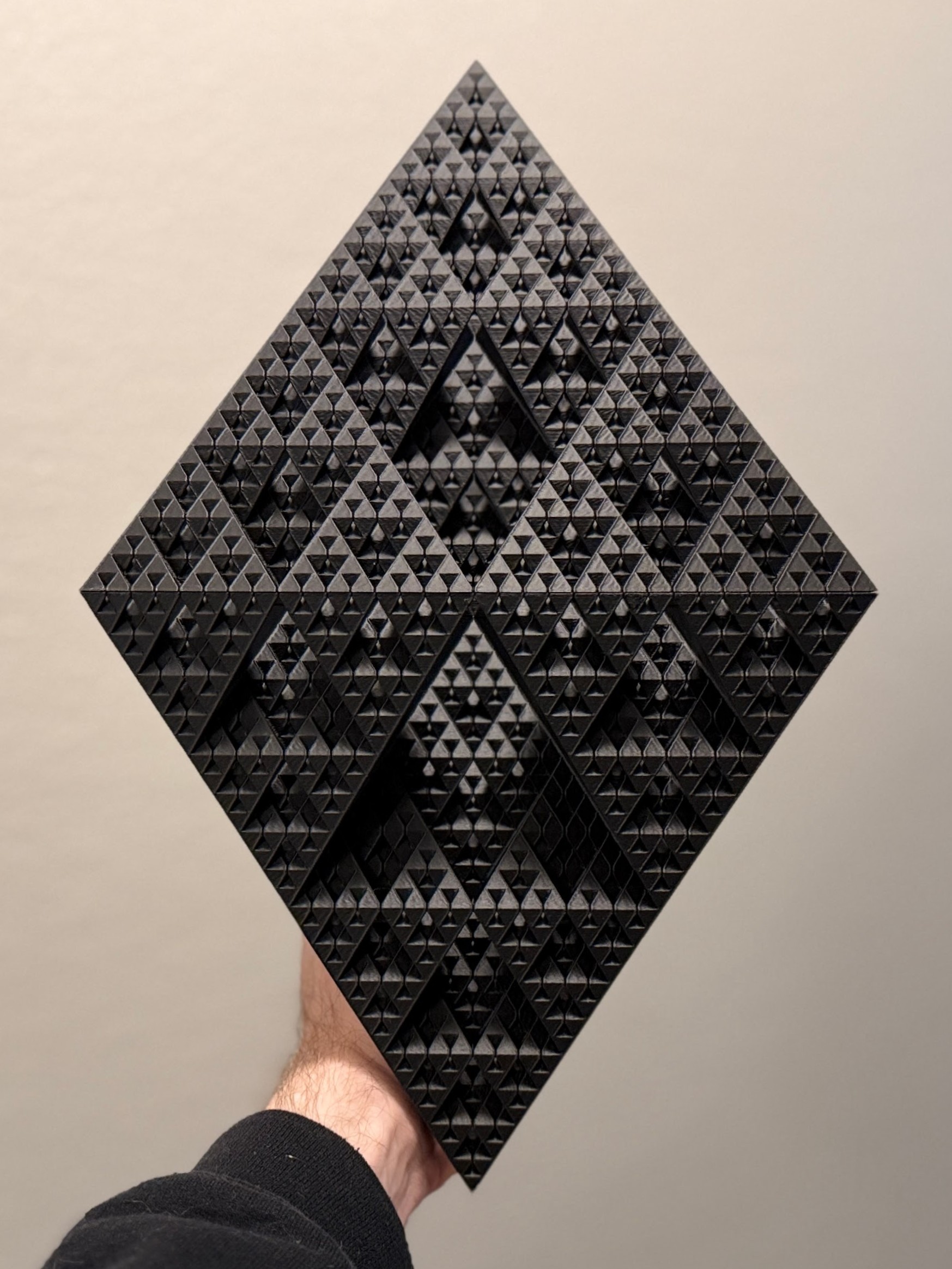 Sierpiński Triangular Bipyramid Fractal - Level 5 (Vase Mode)