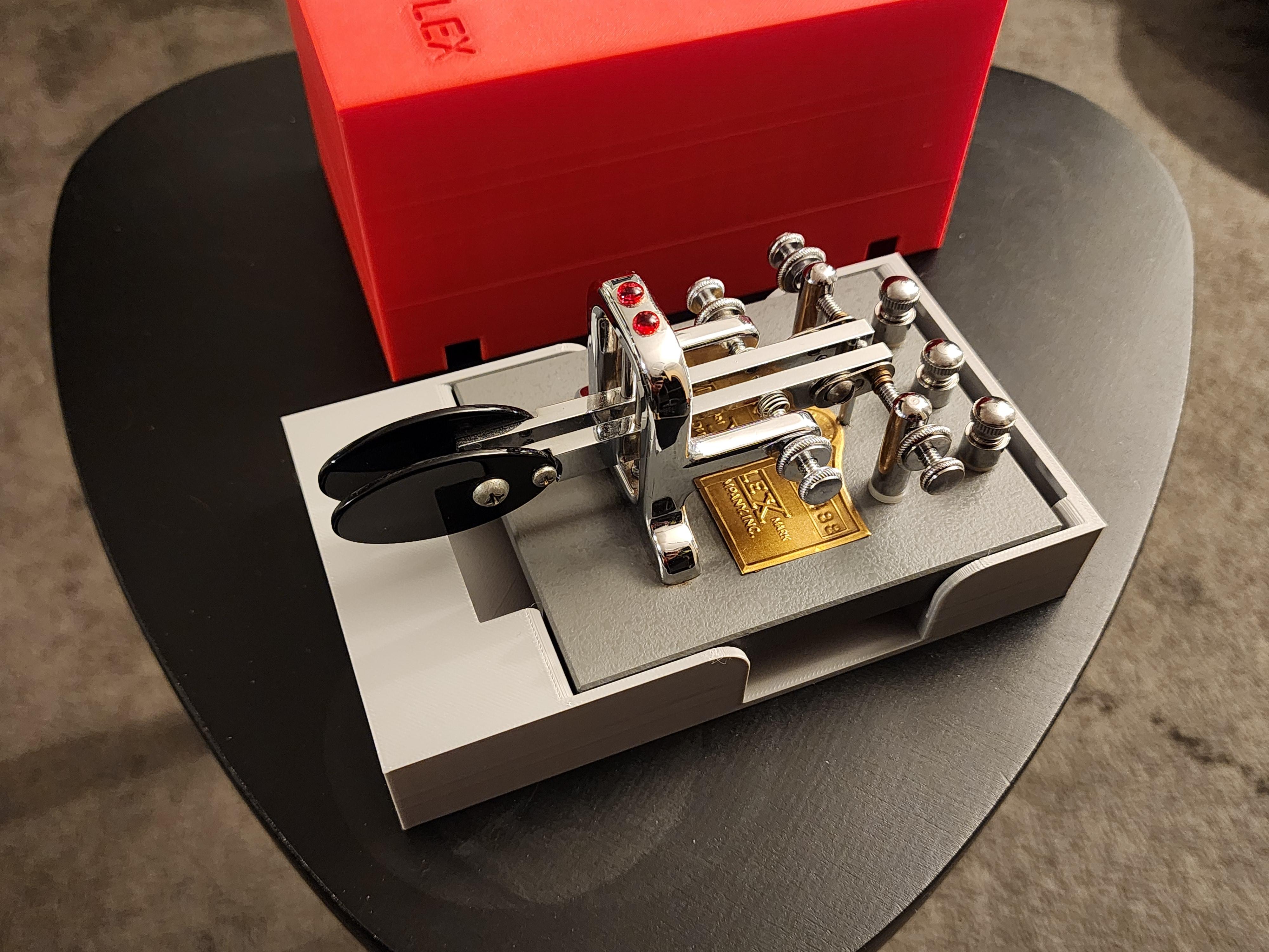 Vibroplex Iambic Paddle Case – Compact Version (No Cable Storage)