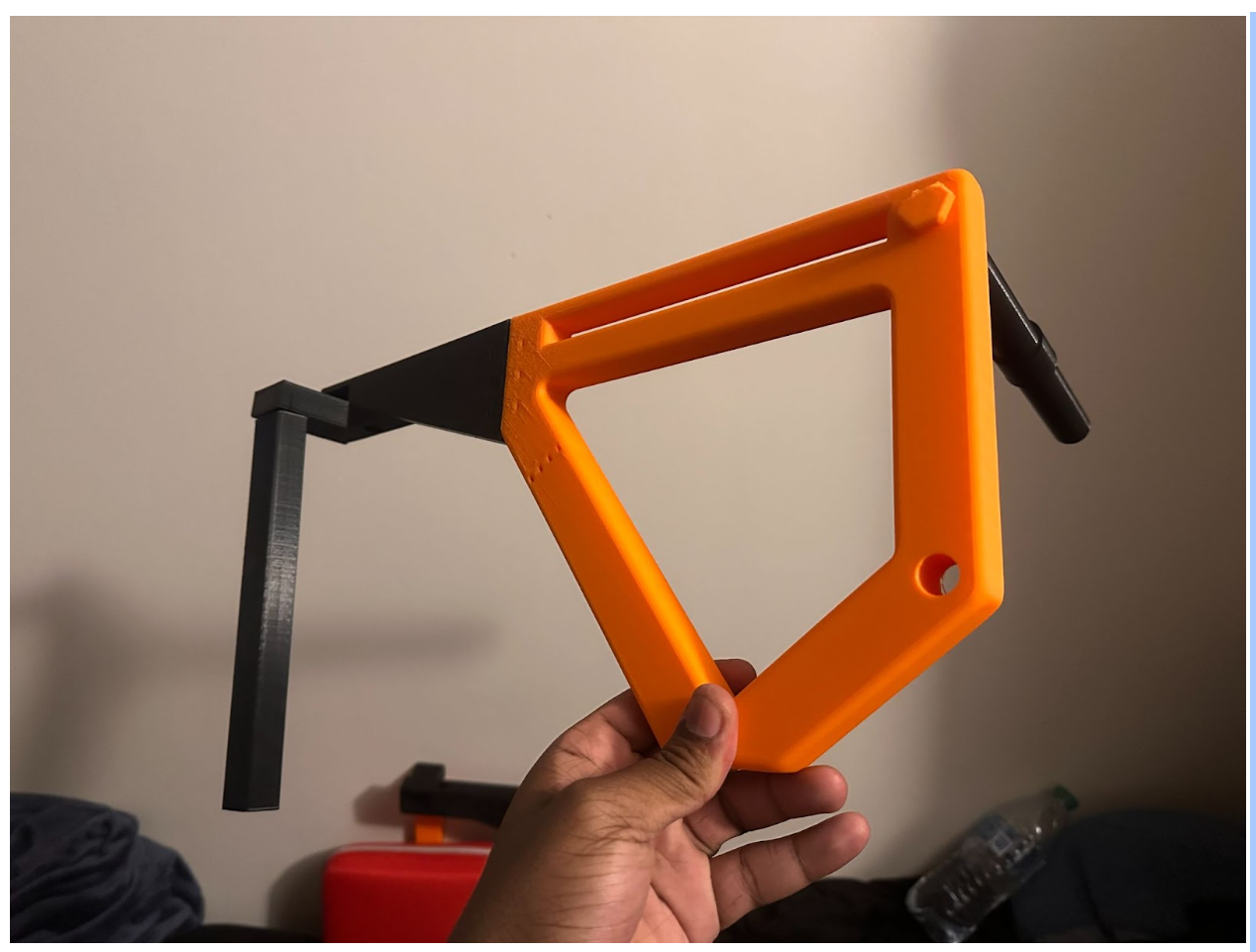 Pug/Miniature Dog Wheelchair [Alteration of GAB 3D 's design} by Ervin Gallo & Dontae Bracker