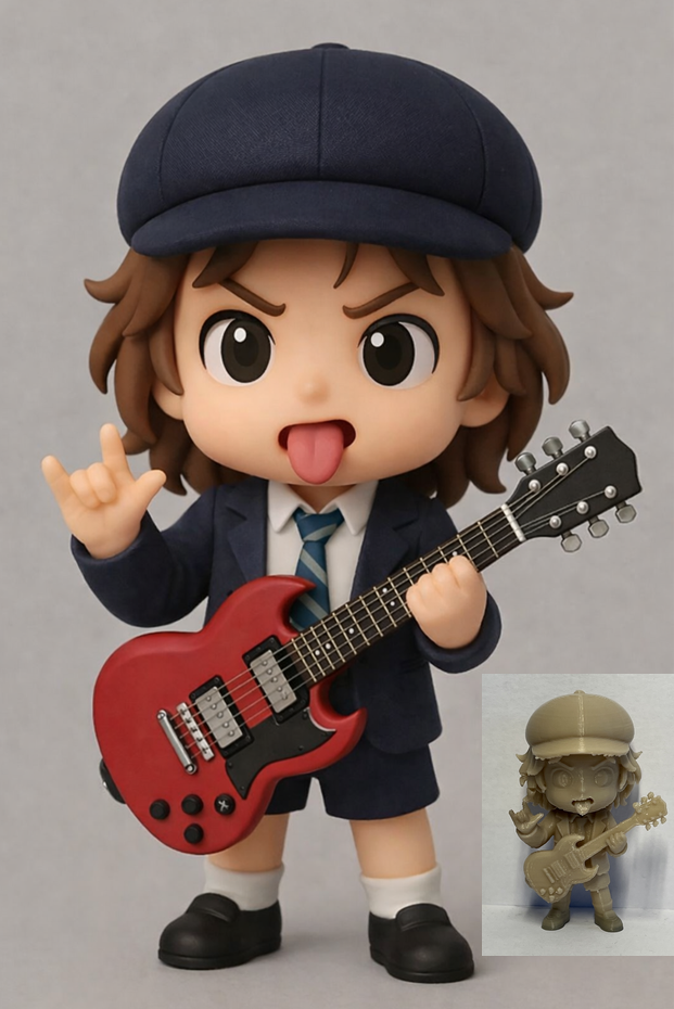 Chibi Angus Young (ACDC)
