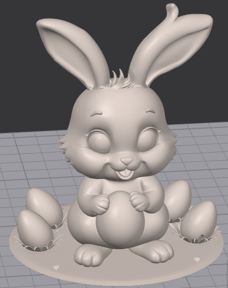 Conejo de pascua para decoración