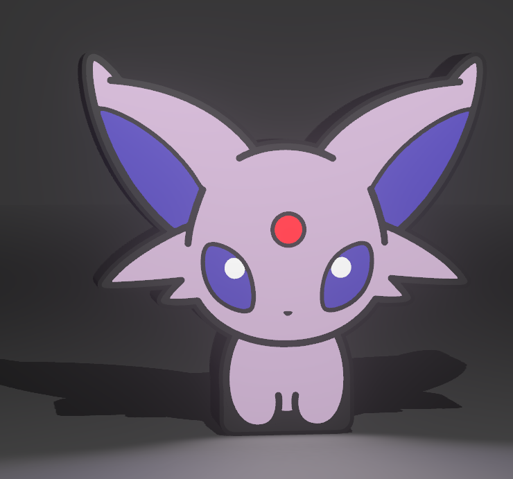 Espeon Chibi LED Lamp – Psychic Pokémon Night Light for Bedrooms