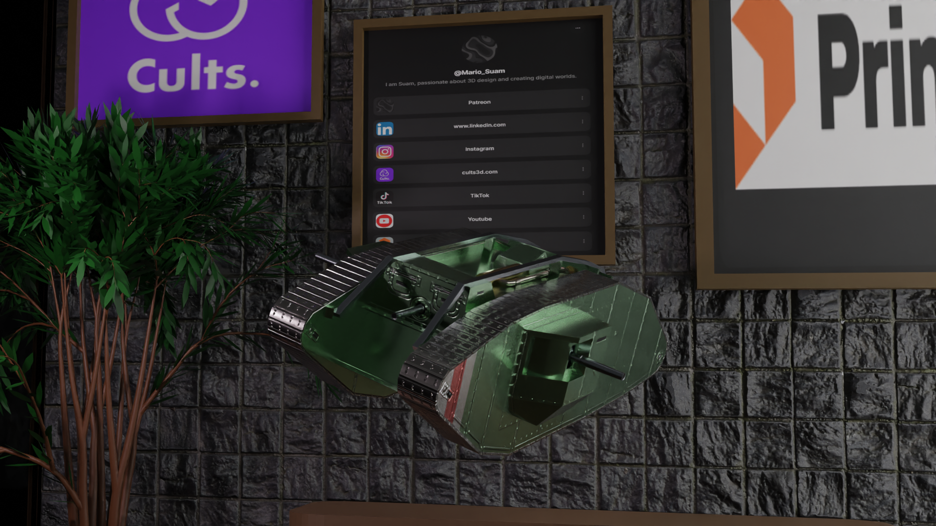 WWI Heavy Tank Mark V – 3D Printed Historical Armored Vehicle