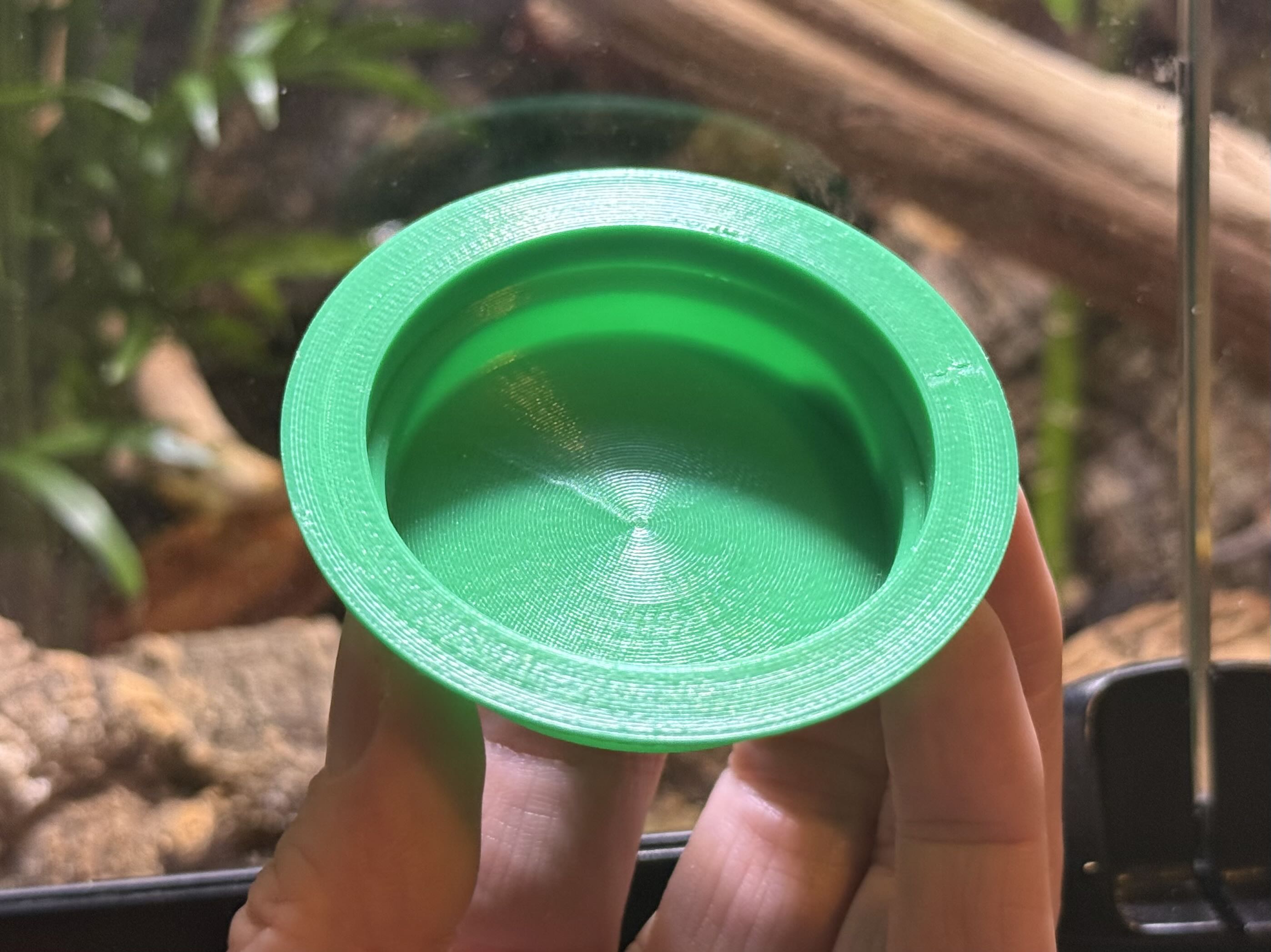 Food Dish for REPTIZOO Large Reptile Ledge Feeder