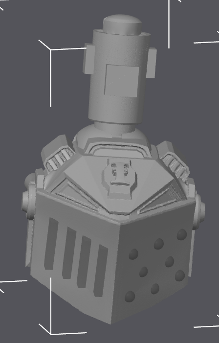 Grey Knight Imperial Knight Head Replacement
