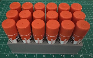 22 grams/0.77 once Elmers Disappearing (Purple) Glue Stick Holder